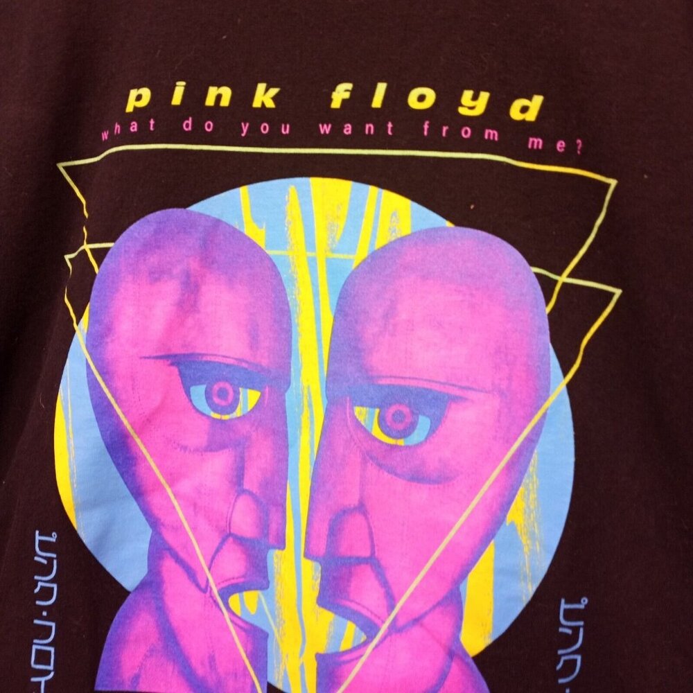 Epic Pink Floyd Band Concert T Shirt Sizelarge Neon What Do You Want From Me - Picture 2 of 4